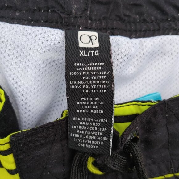 OP Ocean Pacific Board Shorts Sunset Strip Stripe Men's XL Swimming Trunks Vacay - Picture 2 of 6
